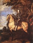 DYCK, Sir Anthony Van Charles I on Horseback fg painting